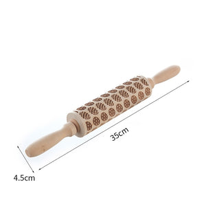 DIY Christmas rolling pin 🍪